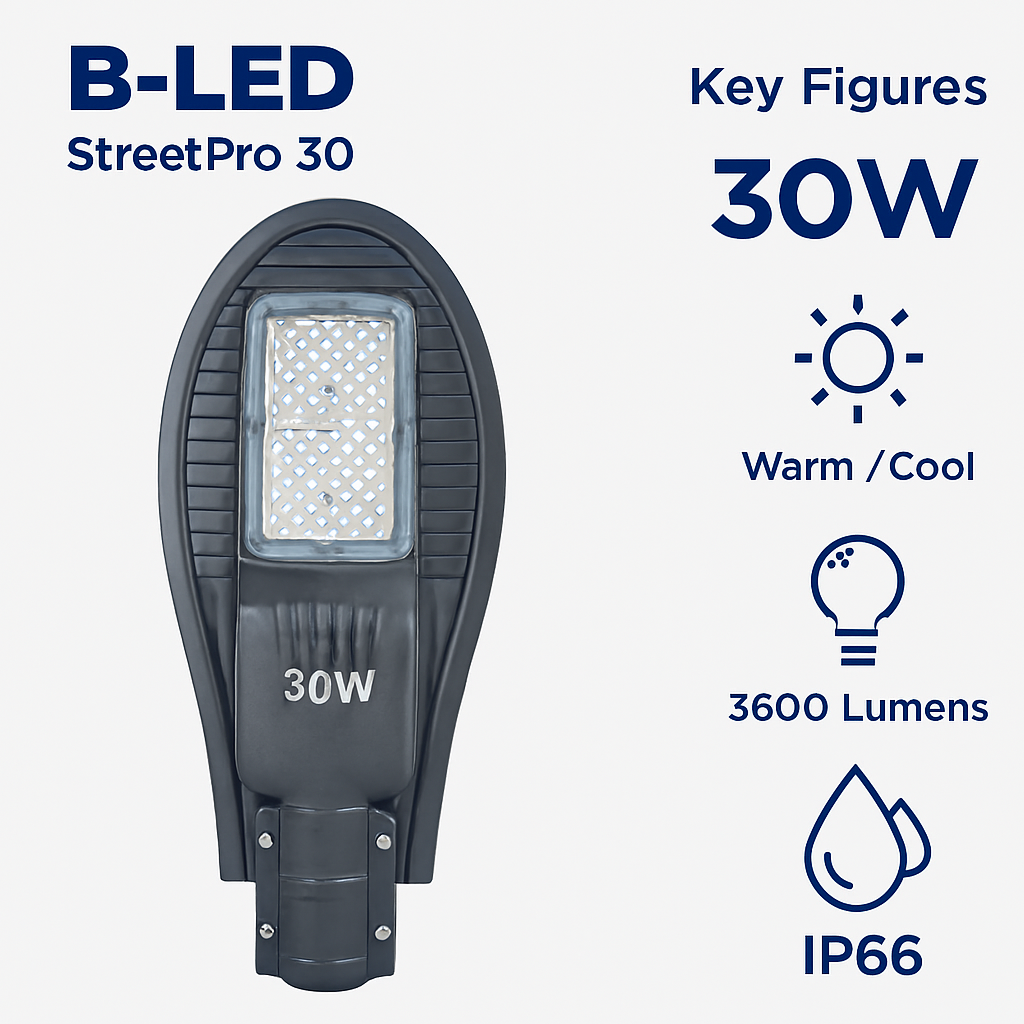 a 30w led street lig j