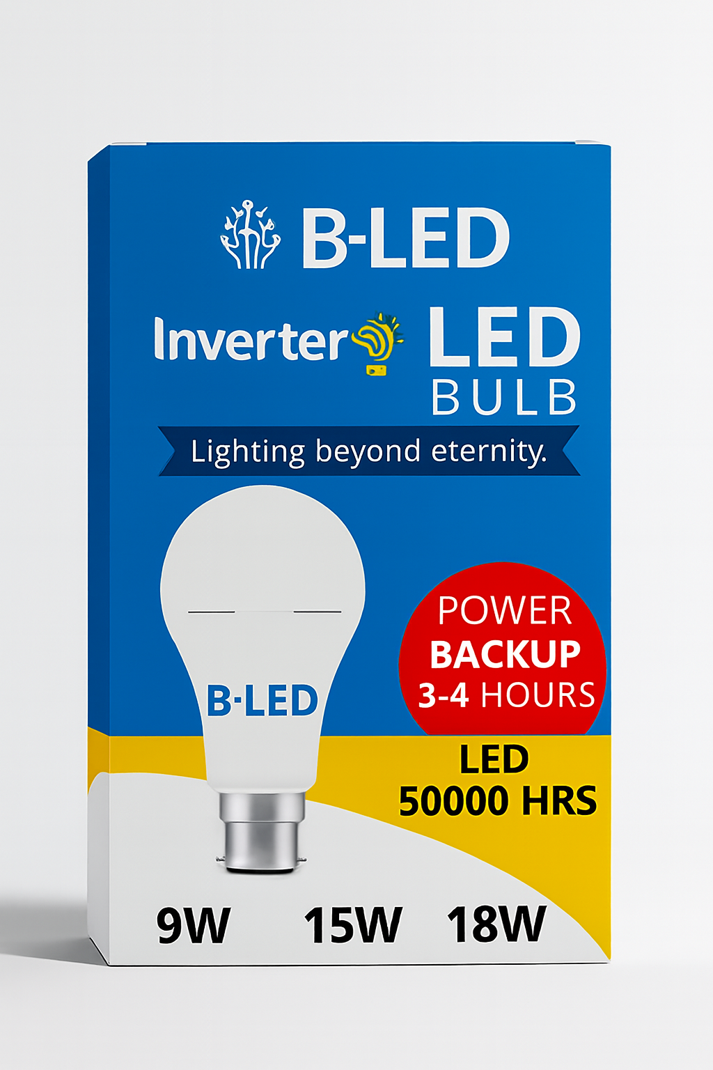 b led 15w acdc led bulb rechargeable backup 4 hours.