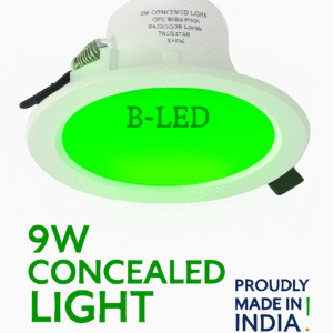 B-LED 9W CONCEALED LIGHT PACK OF 4 GREEN&BLUE