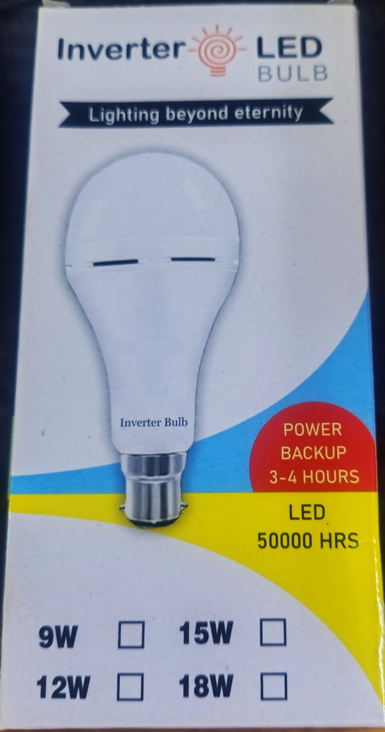 b led 15w acdc led bulb rechargeable backup 4 hours.