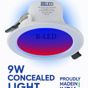 B-LED 9W CONCEALED LIGHT PACK OF 4 GREEN&BLUE