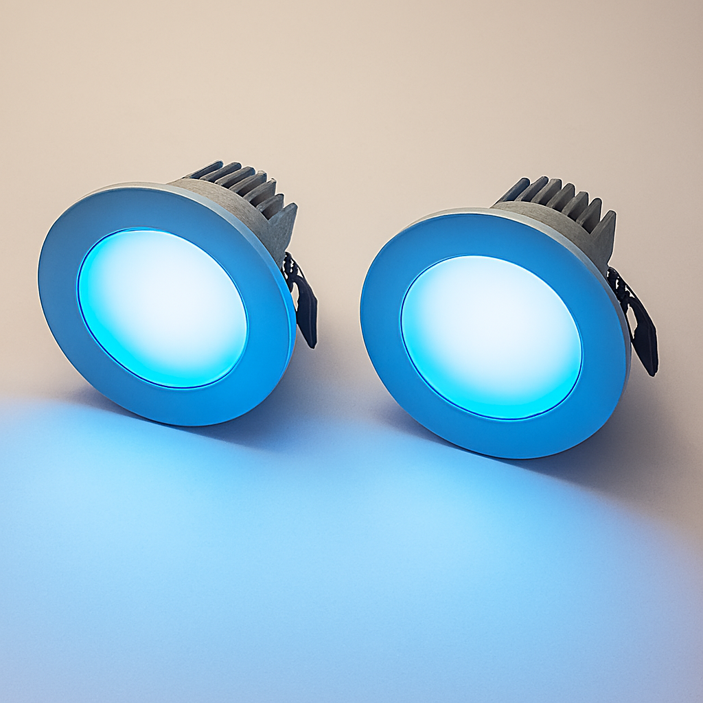 ​B-LED Premium 2" Round LED Concealed Light (BLUE)( Pack Off 2)