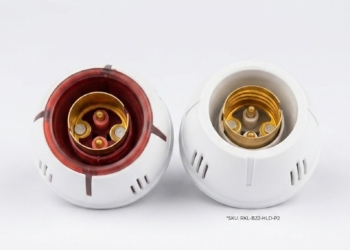 RK Light bHeavy Duty B22 Bulb Holder with Pure Brass Ring & Spring Plunger (Pack of 2)