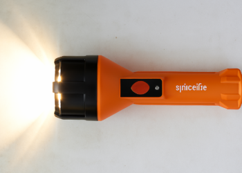 Spicelite DELTA 3W Rechargeable LED Torch Light | Type-C  Charging & 1200mAh